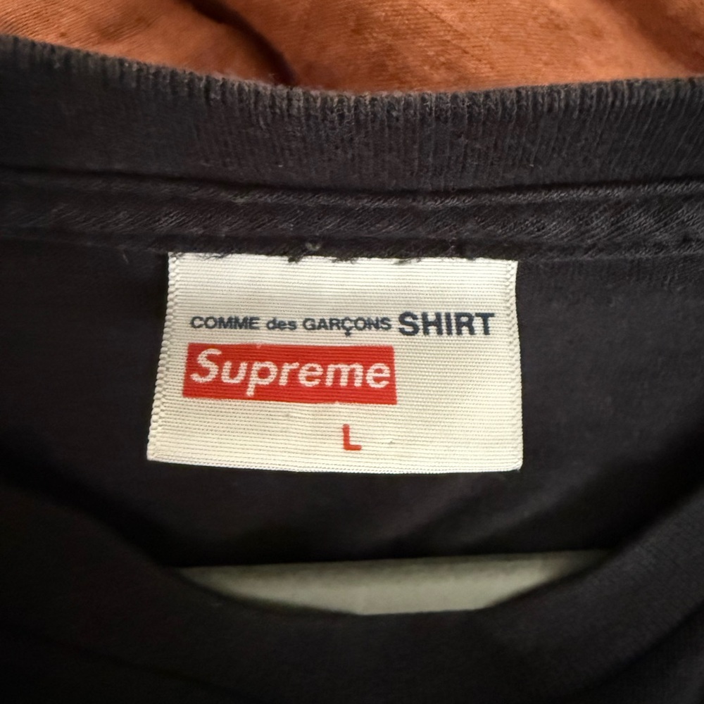 SUPREME Comme Des Garcons SHIRT Box Logo Tee - Picture 3 of 5